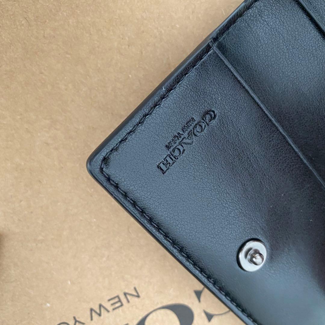 新品 COACH コーチ キーケース ブラック キーケース