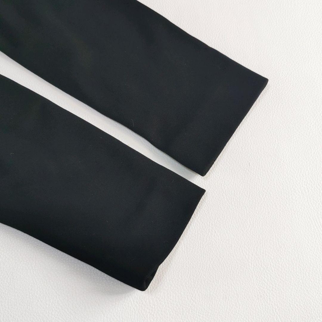 【美品✨】フェンディ ロングワンピース 切替え ハイネック 黒 42