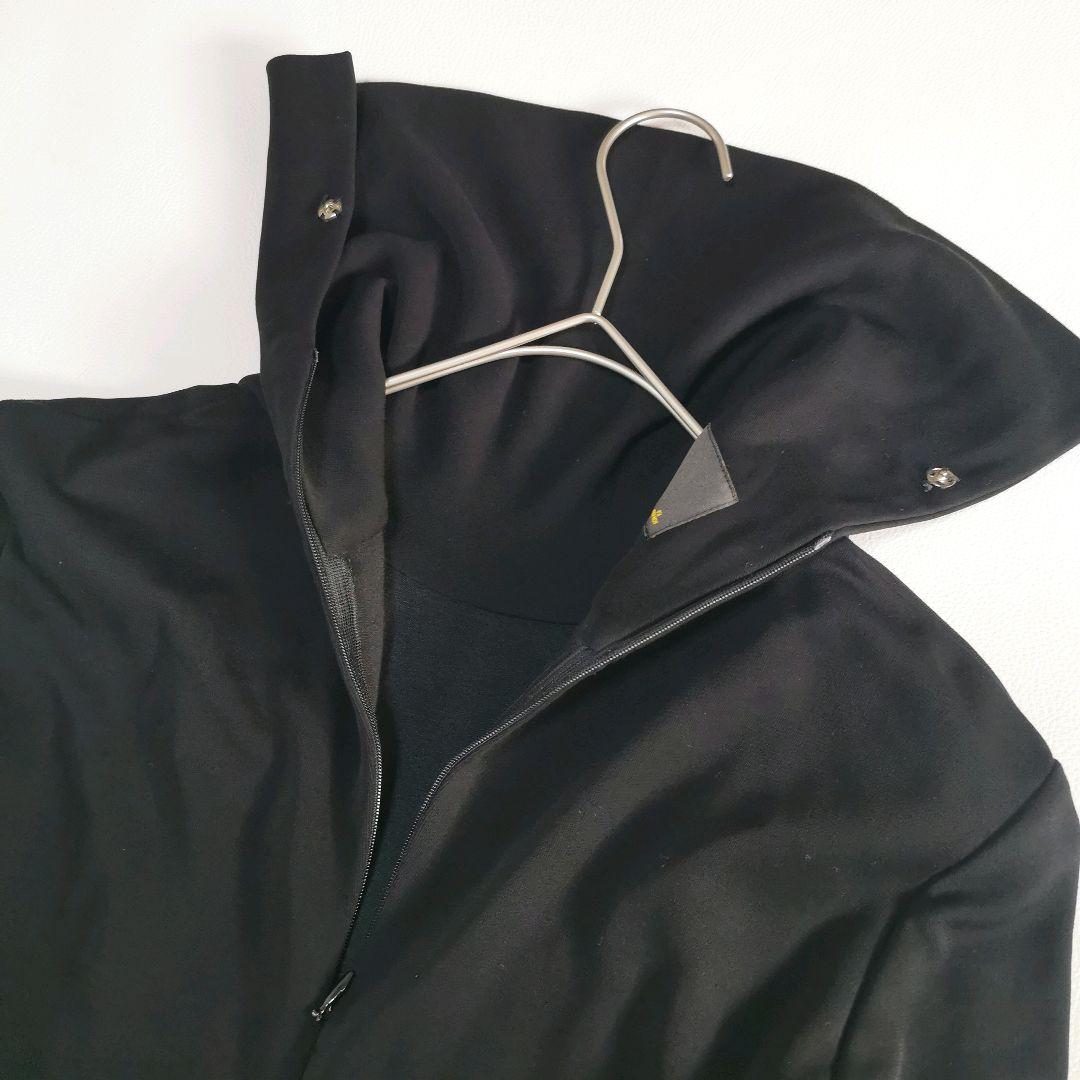 【美品✨】フェンディ ロングワンピース 切替え ハイネック 黒 42