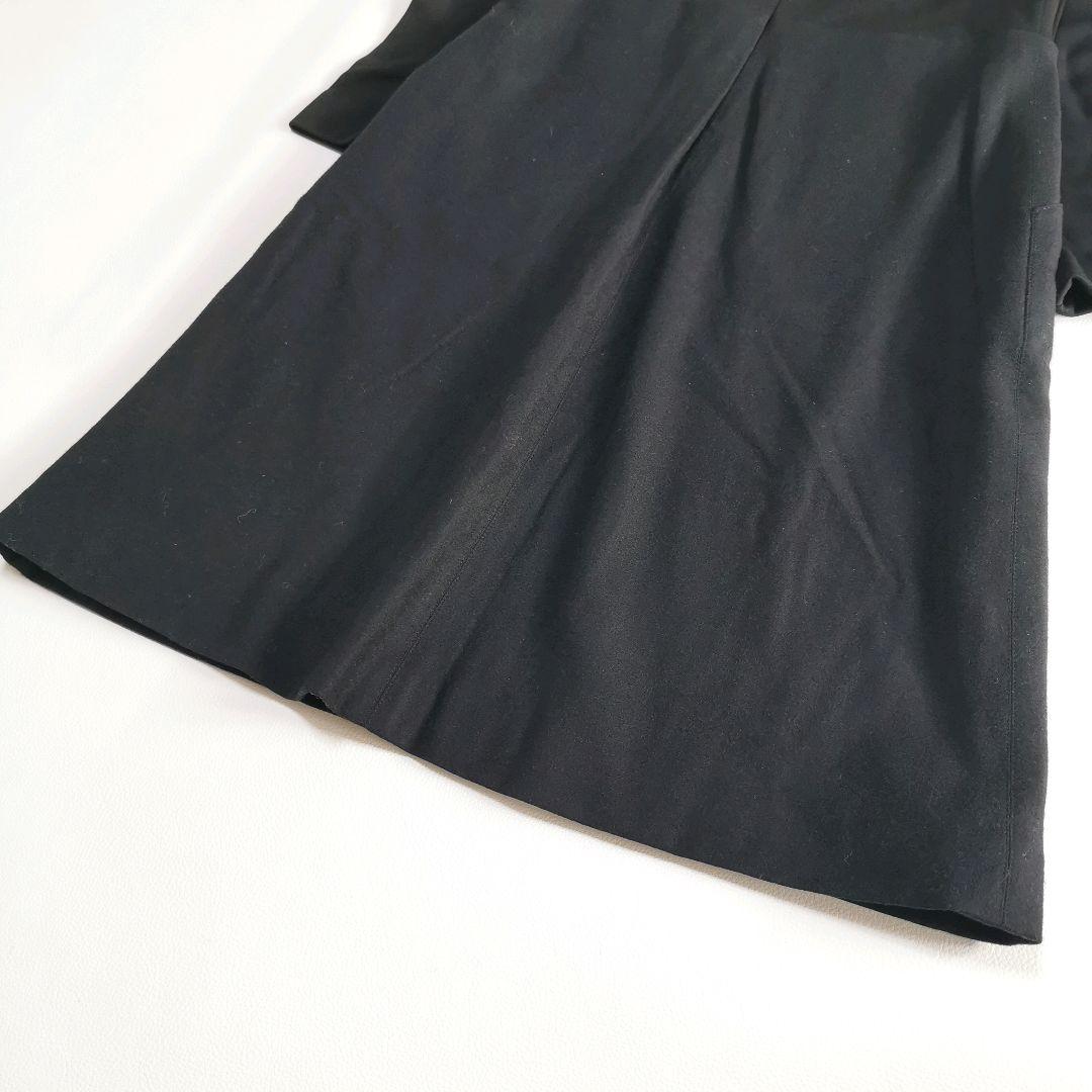 【美品✨】フェンディ ロングワンピース 切替え ハイネック 黒 42