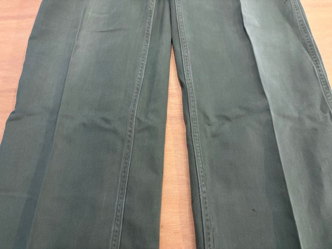 希少 40s 米軍実物 ベイカーパンツ 月桂樹ボタン ② OG-107