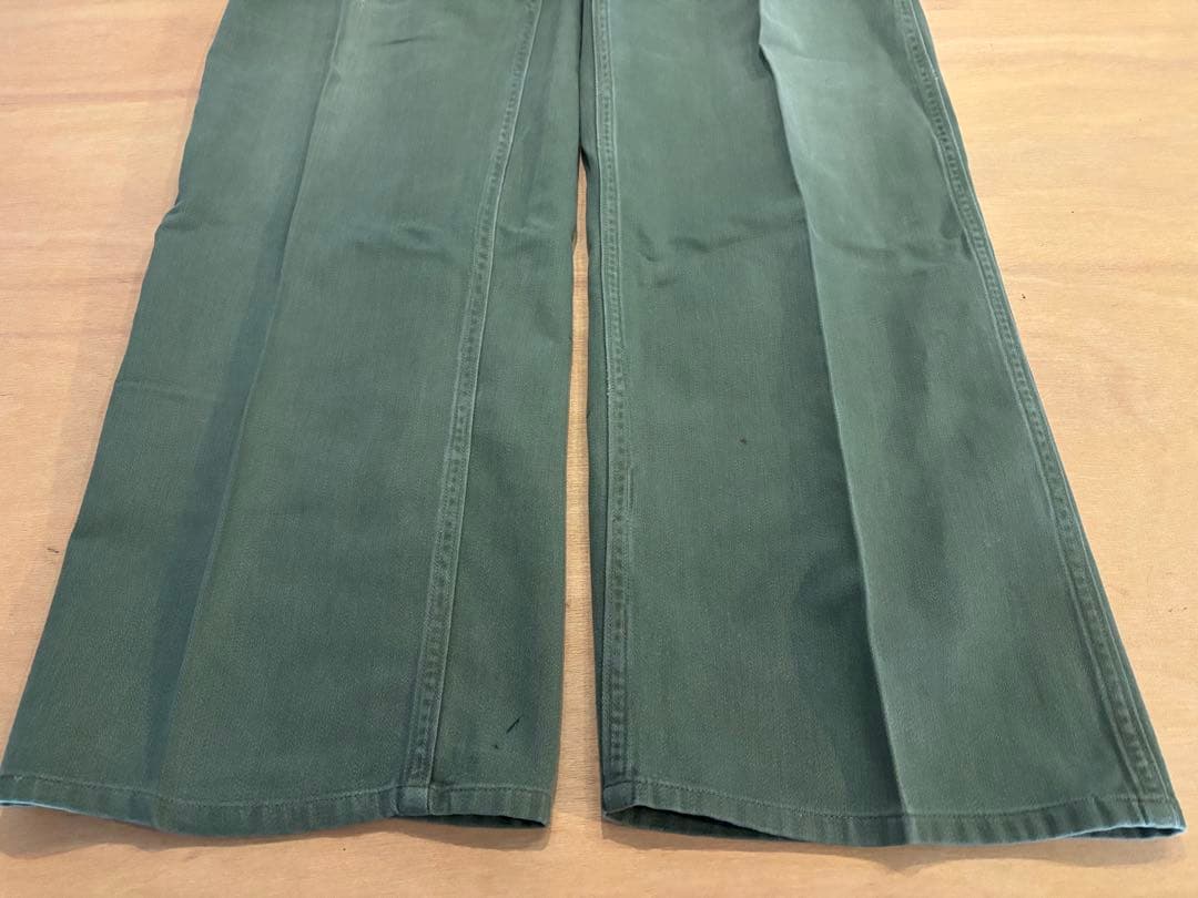希少 40s 米軍実物 ベイカーパンツ 月桂樹ボタン ② OG-107