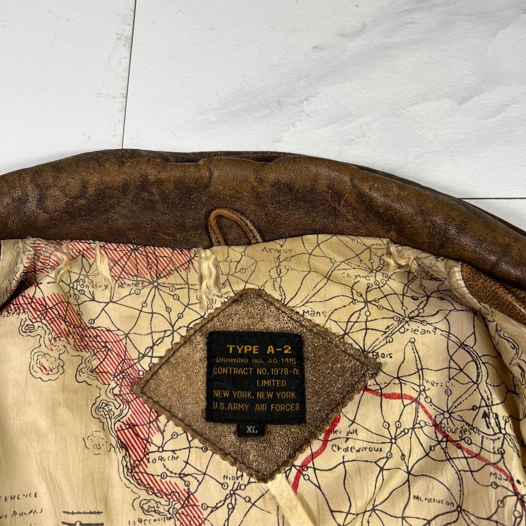 ジャケット・アウター 80s avirex A-2 real leather bomber Jkt