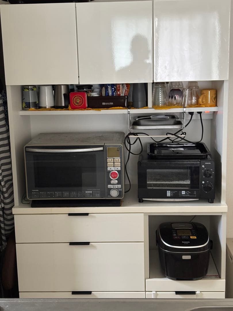 ホワイト 食器棚・カップボード