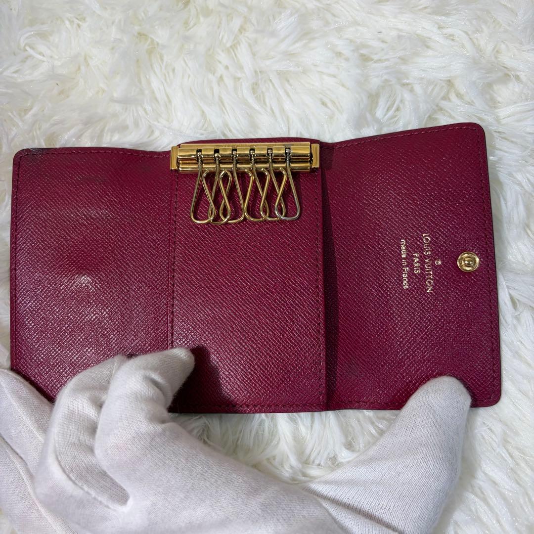 【専用】ルイヴィトン ミュルティクレ6 モノグラム フューシャ キーケース