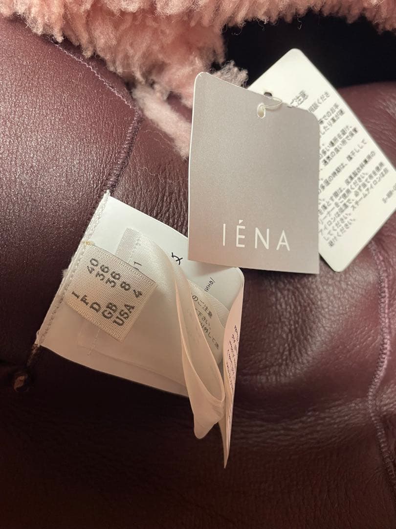 訳あり新品　セドリックシャルリエ　ピンク ボア　コート リアルファー　40