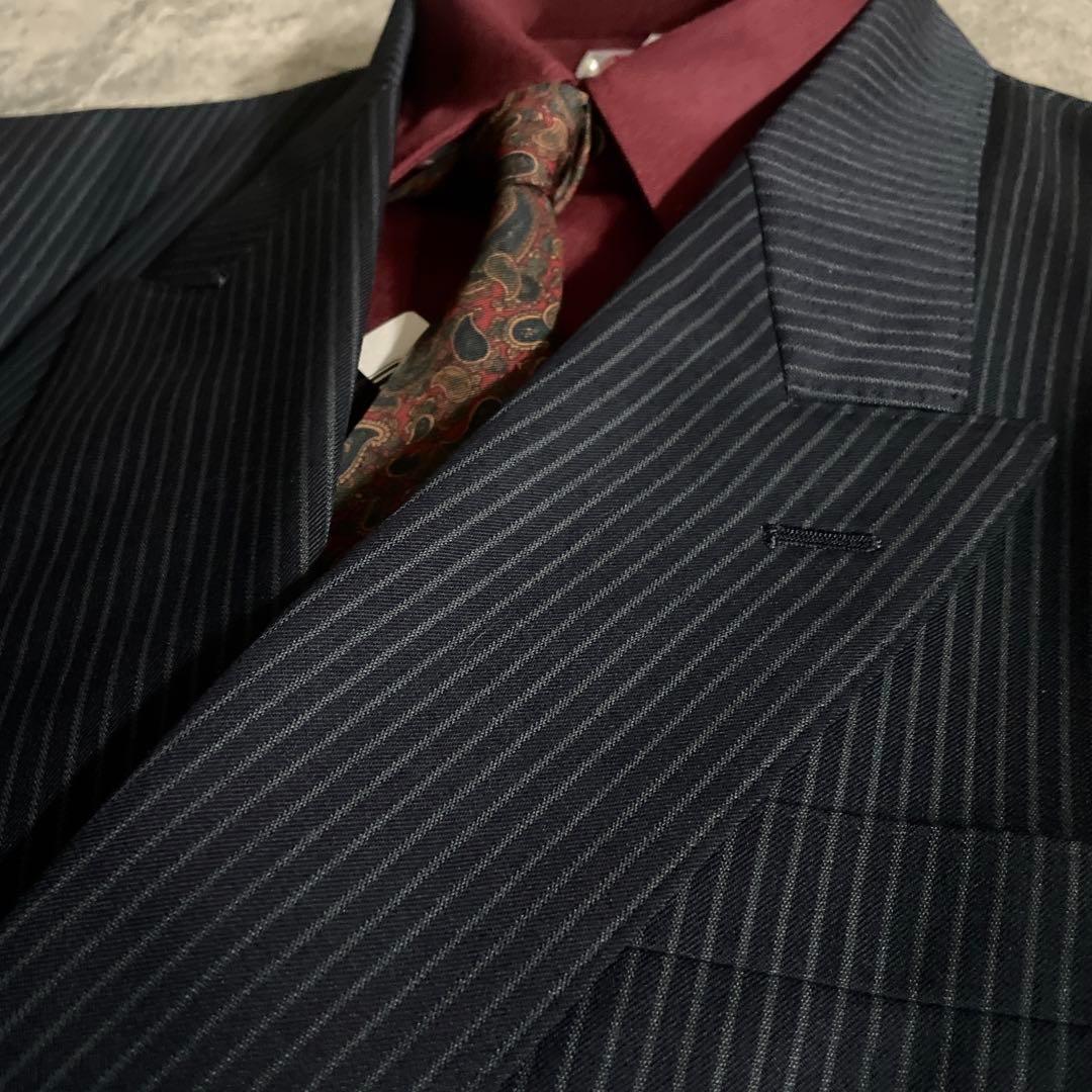【極美品】 高級ダブルスーツ × GIORGIO ARMANIネクタイ XL
