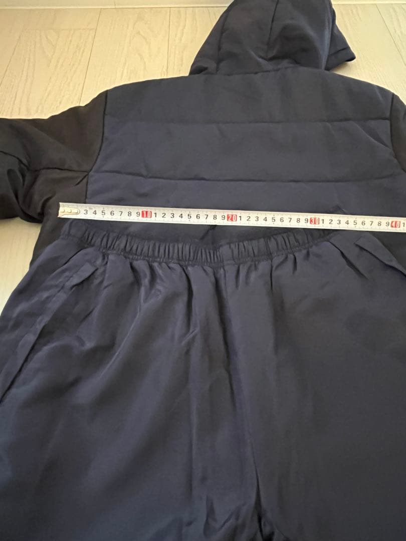 n*s様 ニューバランス　中綿セットアップ　ジャケット　パンツ　ネイビー×オレン