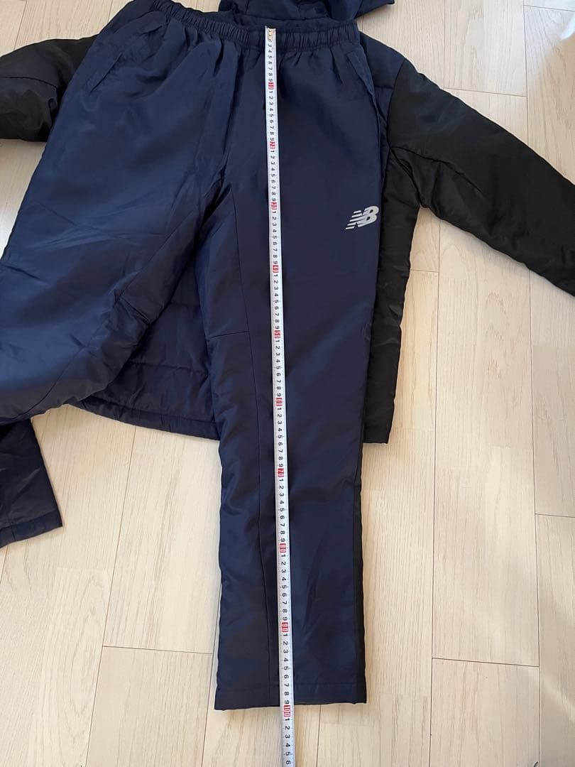 n*s様 ニューバランス　中綿セットアップ　ジャケット　パンツ　ネイビー×オレン