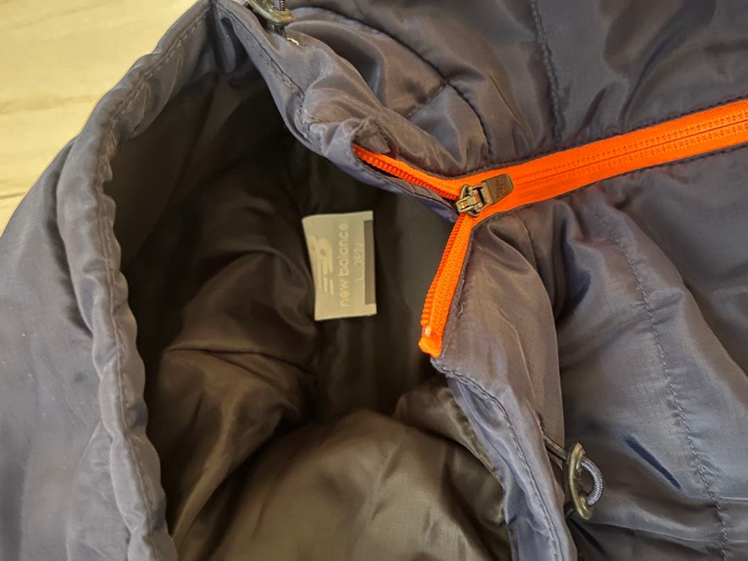 n*s様 ニューバランス　中綿セットアップ　ジャケット　パンツ　ネイビー×オレン