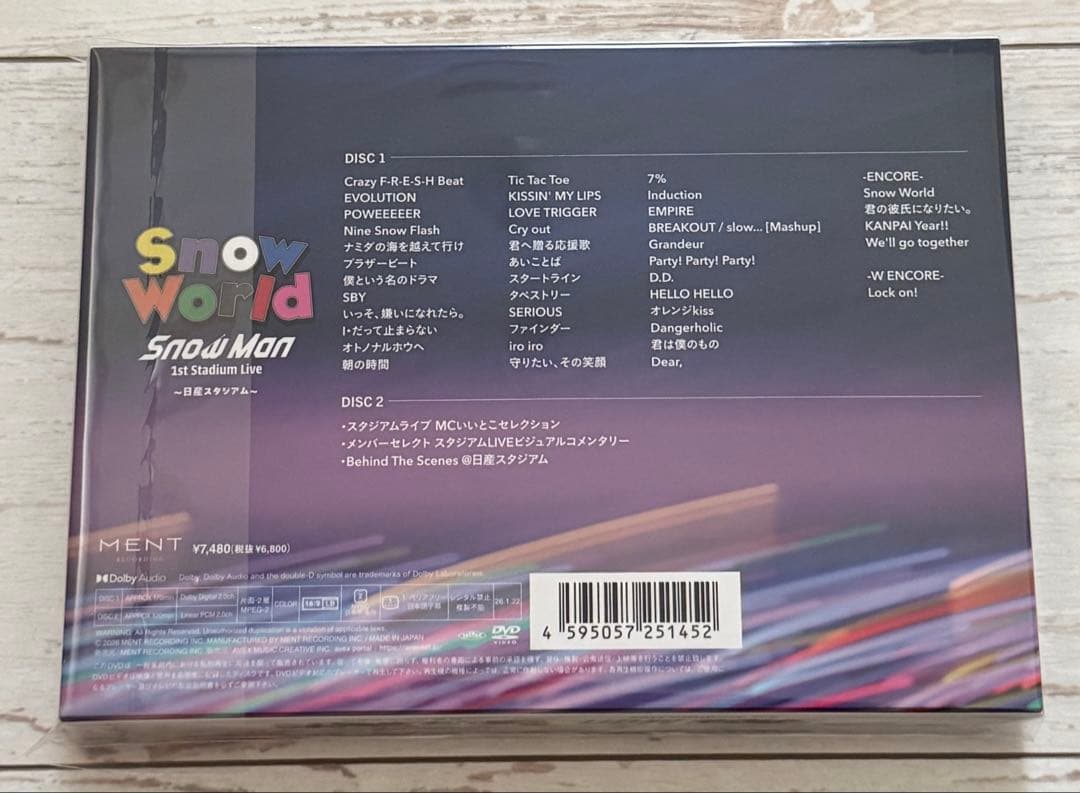 Man 1st Stadium Live  World〜DVD