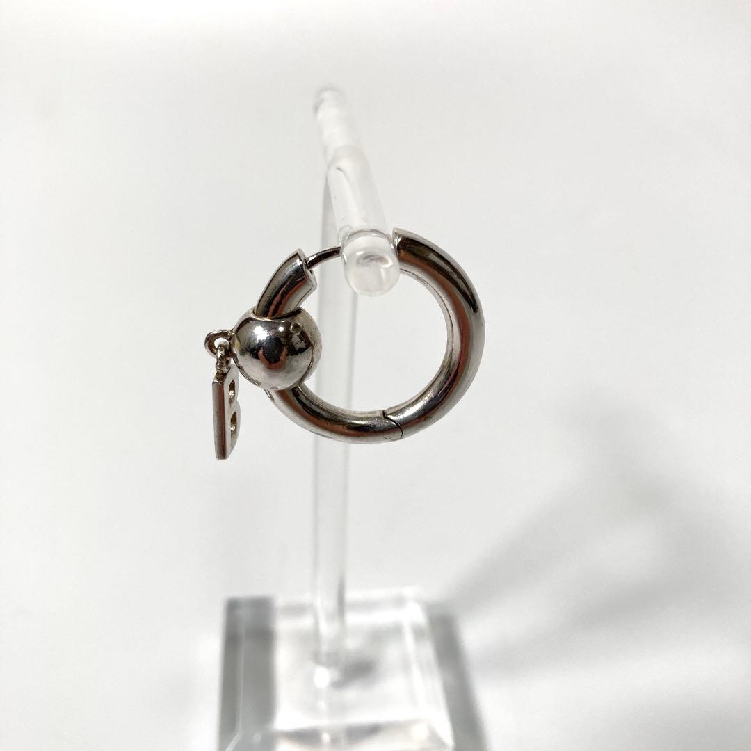 BALENCIAGA バレンシアガ フープピアス Bロゴ 片耳