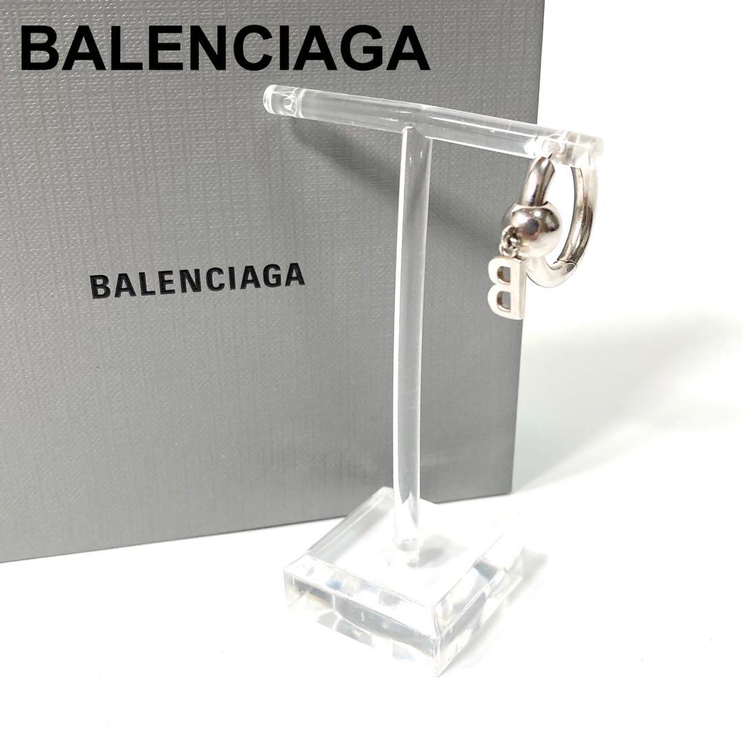 BALENCIAGA バレンシアガ フープピアス Bロゴ 片耳