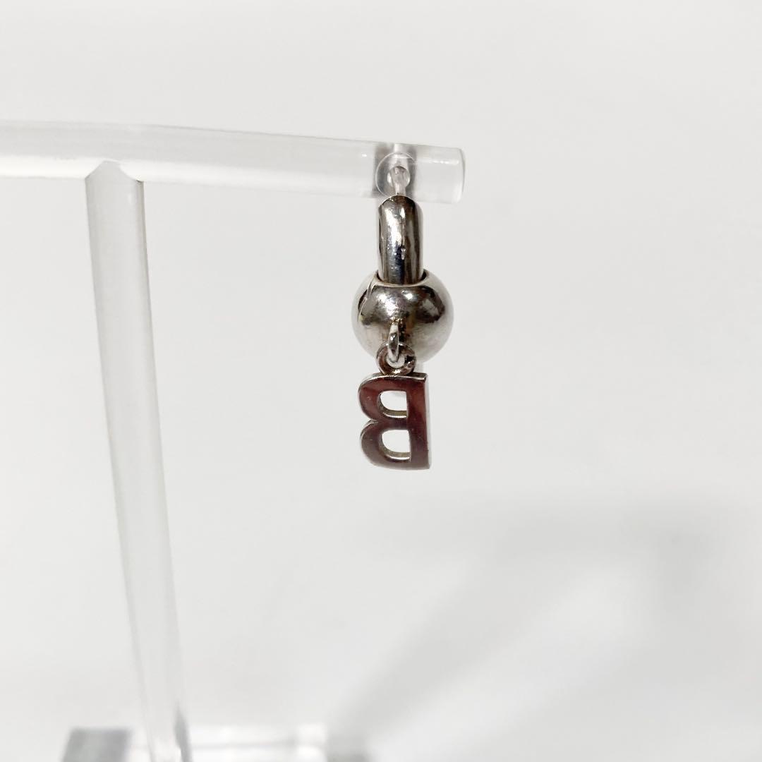 BALENCIAGA バレンシアガ フープピアス Bロゴ 片耳