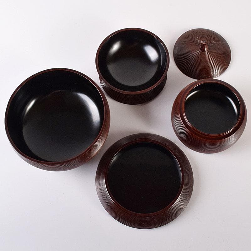 和食器　漆器　瓢形　信玄弁当　仕覆付　藪内流椅々斎極め箱　M　R8135B