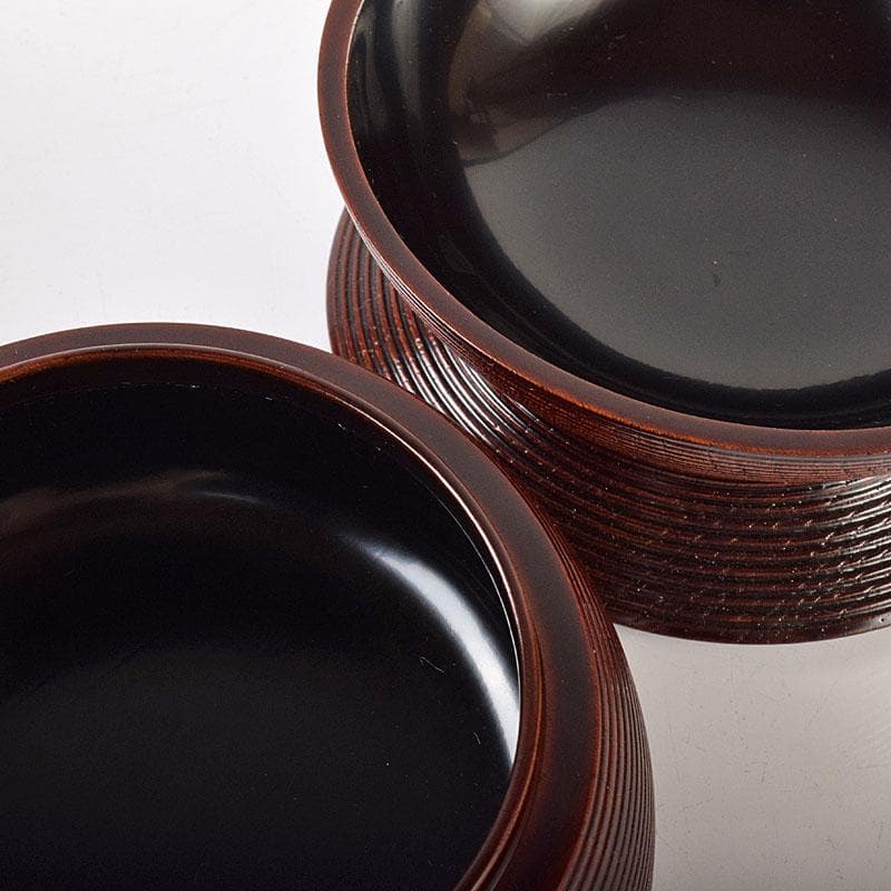 和食器　漆器　瓢形　信玄弁当　仕覆付　藪内流椅々斎極め箱　M　R8135B