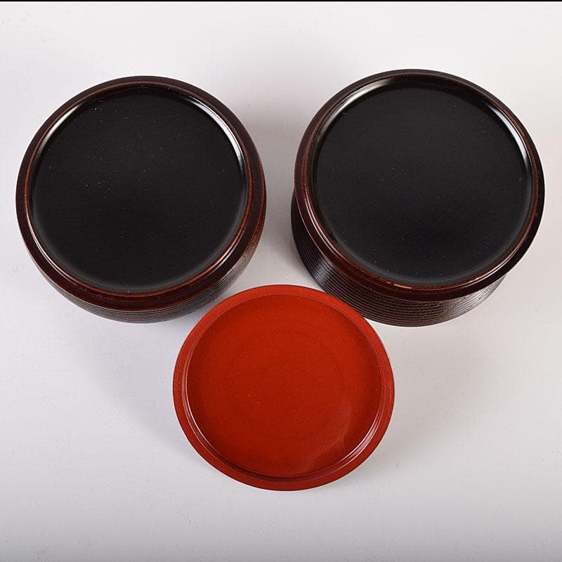 和食器　漆器　瓢形　信玄弁当　仕覆付　藪内流椅々斎極め箱　M　R8135B