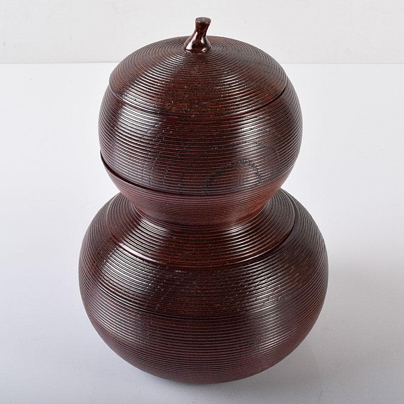 和食器　漆器　瓢形　信玄弁当　仕覆付　藪内流椅々斎極め箱　M　R8135B