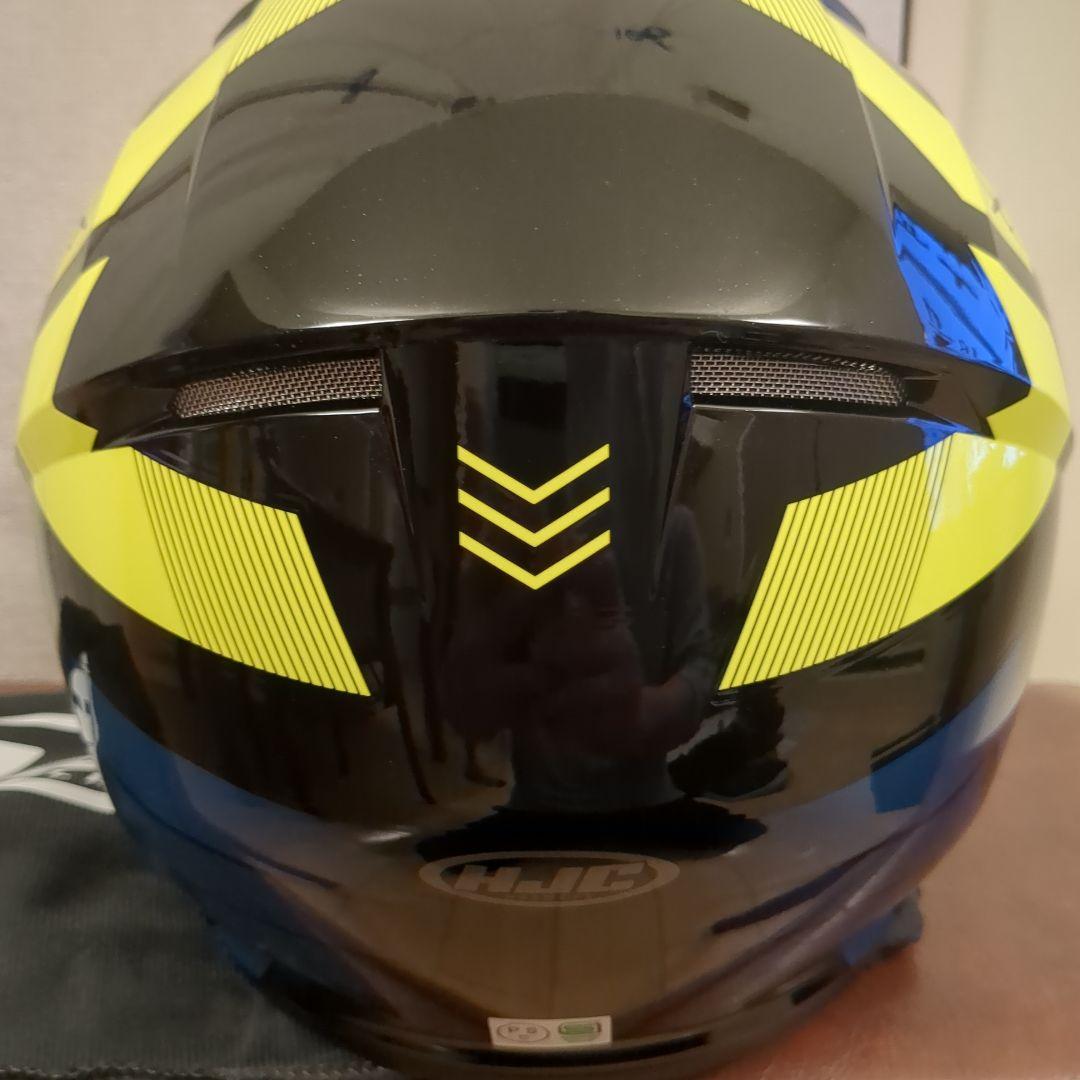 HJC フルフェイスヘルメット 黒/青/黄