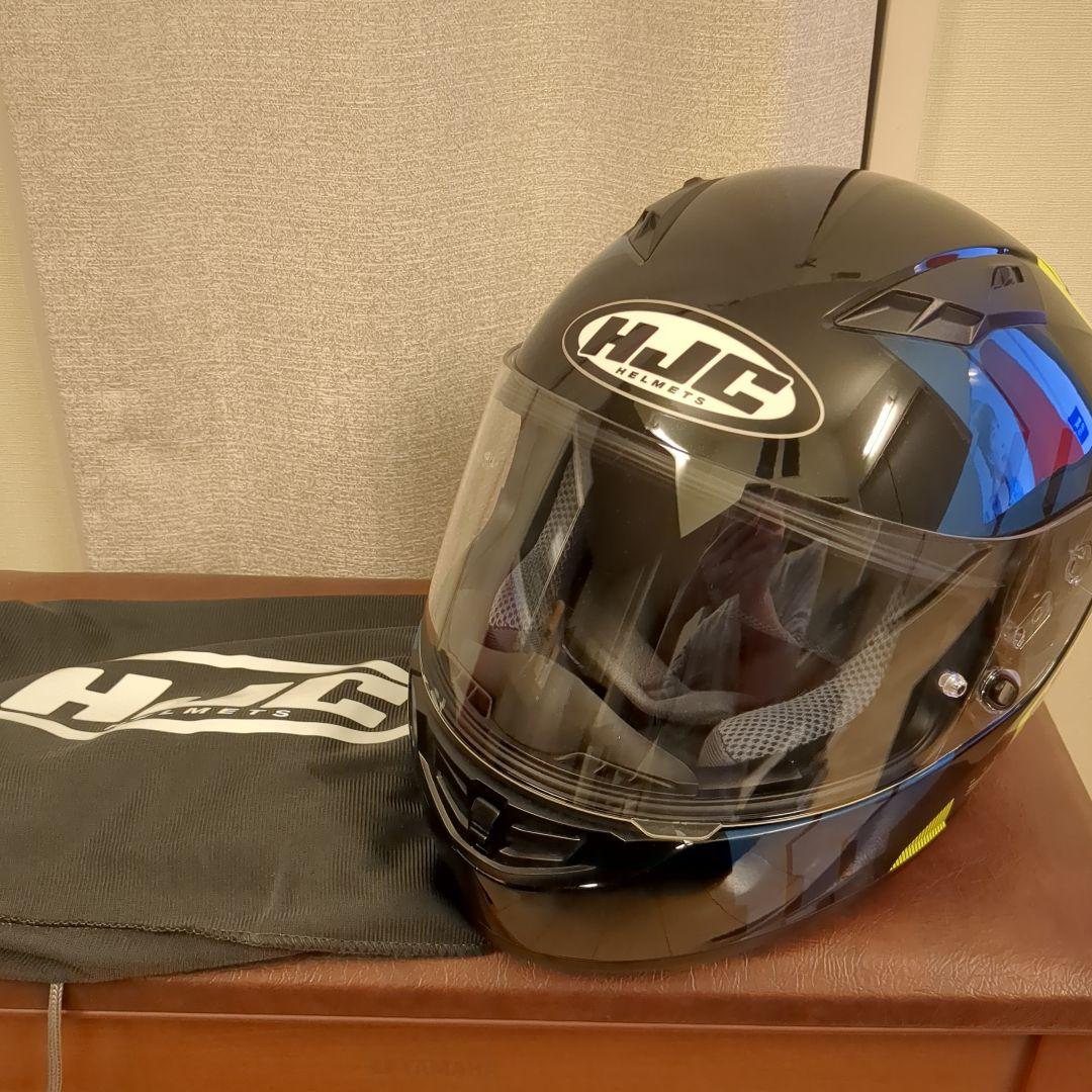 HJC フルフェイスヘルメット 黒/青/黄