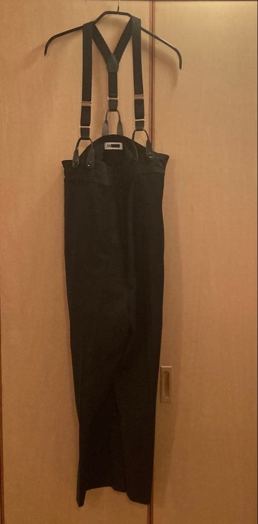 ＜H＞トロピカルハイウエストサスペンダーパンツ