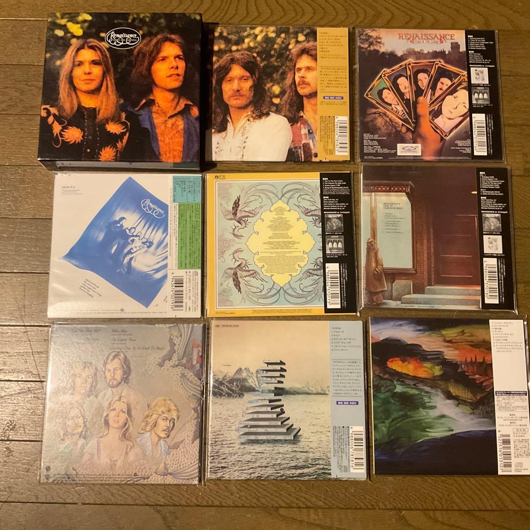 Renaissance ルネッサンス　紙ジャケCD 8枚　特製box付