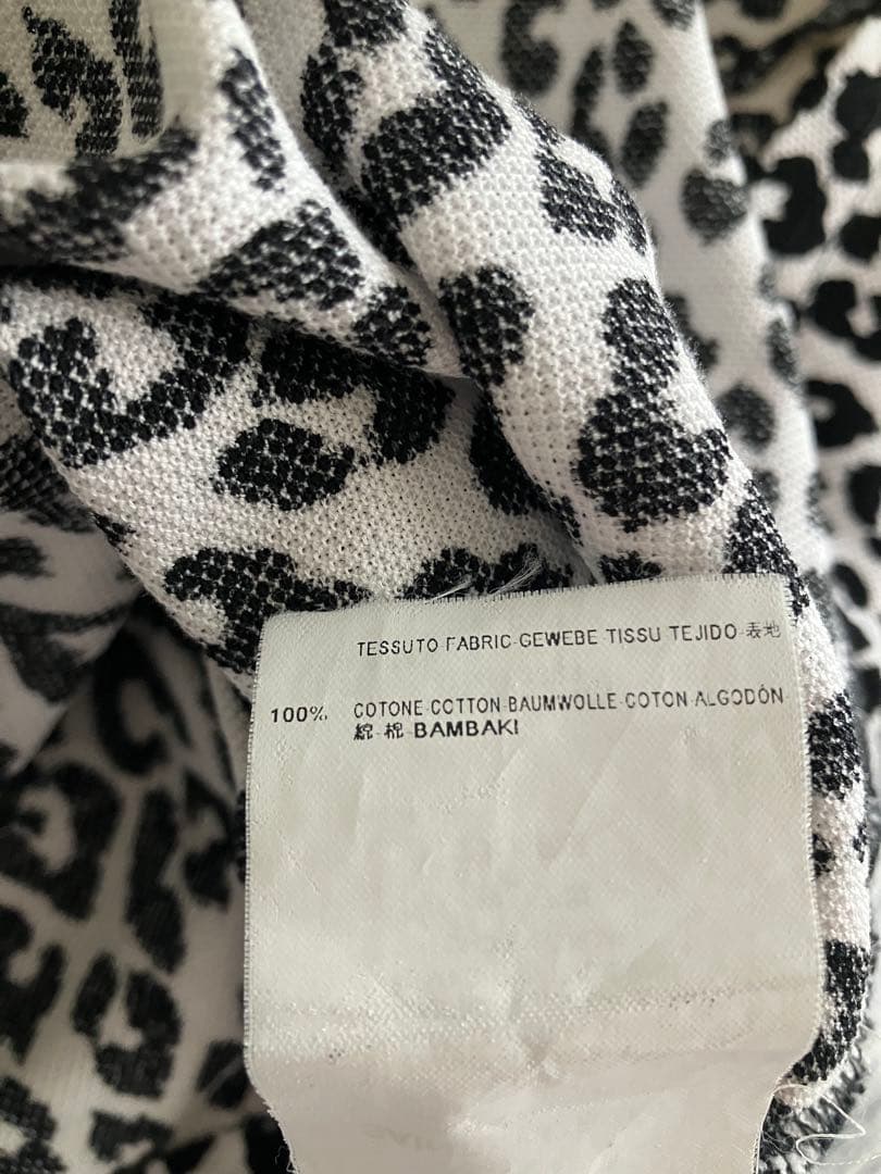 SAINT LAURENT ポロシャツ レオパード 豹柄 サンローランパリ S