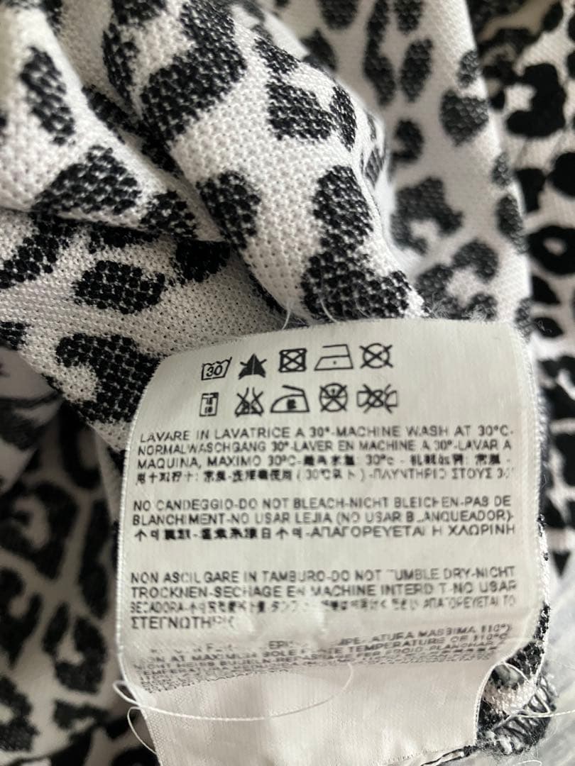 SAINT LAURENT ポロシャツ レオパード 豹柄 サンローランパリ S