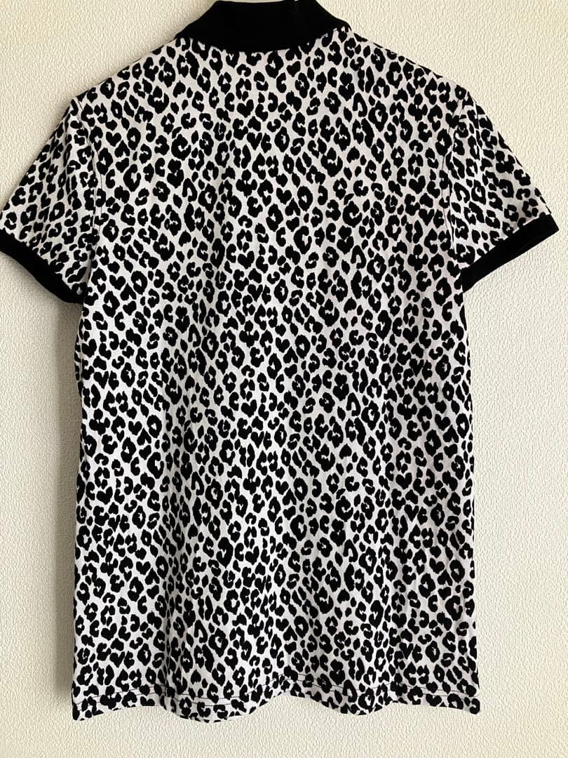 SAINT LAURENT ポロシャツ レオパード 豹柄 サンローランパリ S
