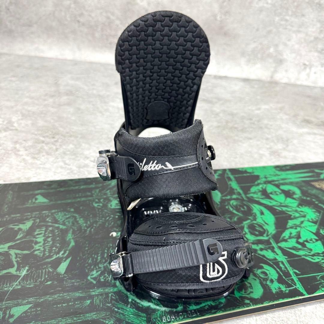 【3点セット】BURTON DEUCE 152 FLUX 26cm スノボ