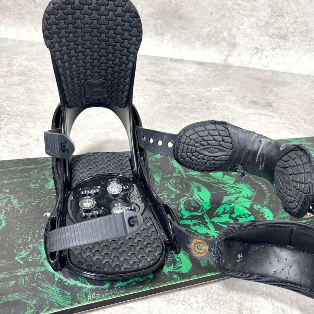 【3点セット】BURTON DEUCE 152 FLUX 26cm スノボ