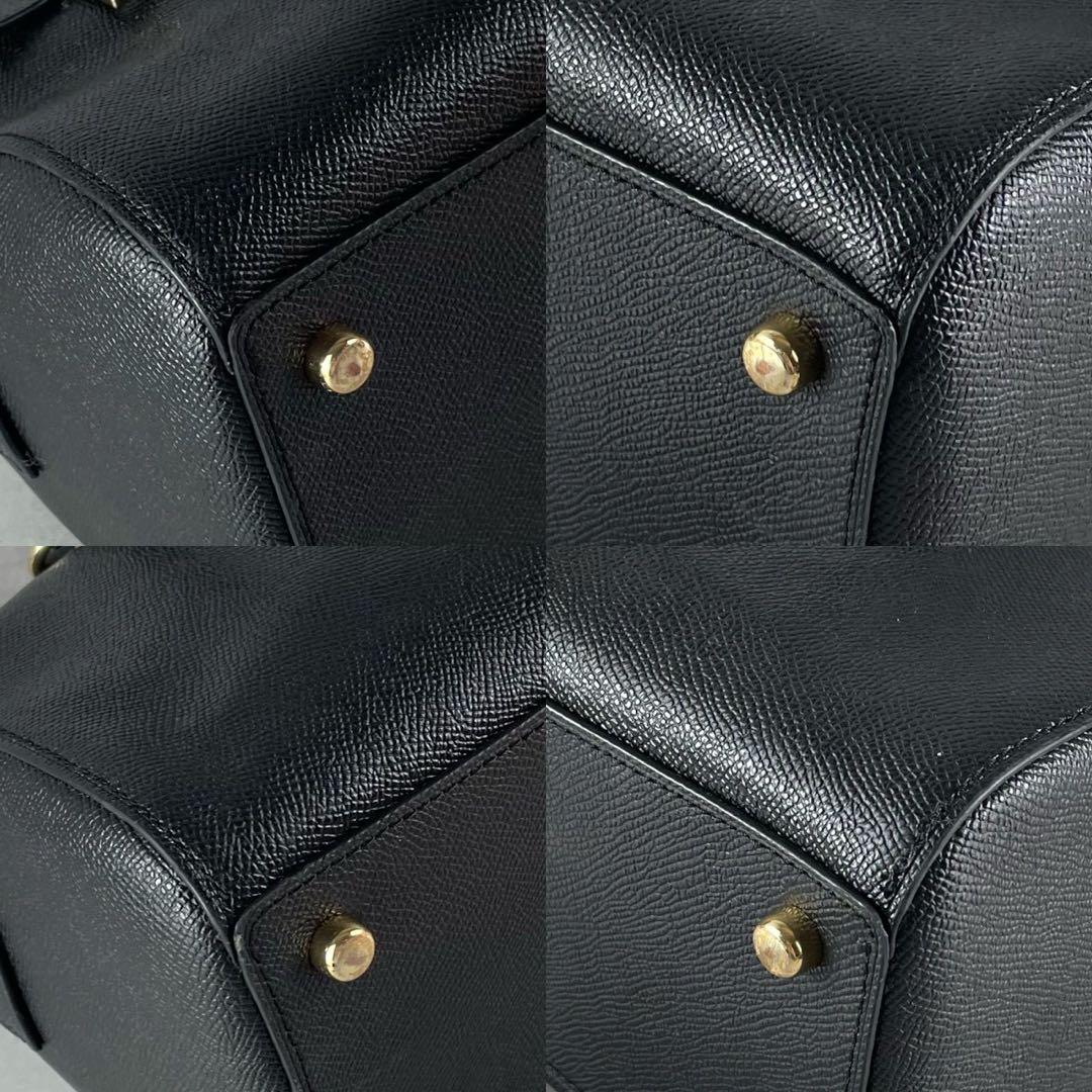 ✨美品✨コーチ　ローアンサッチェル　ショルダーバッグ 2way レザー　ブラック