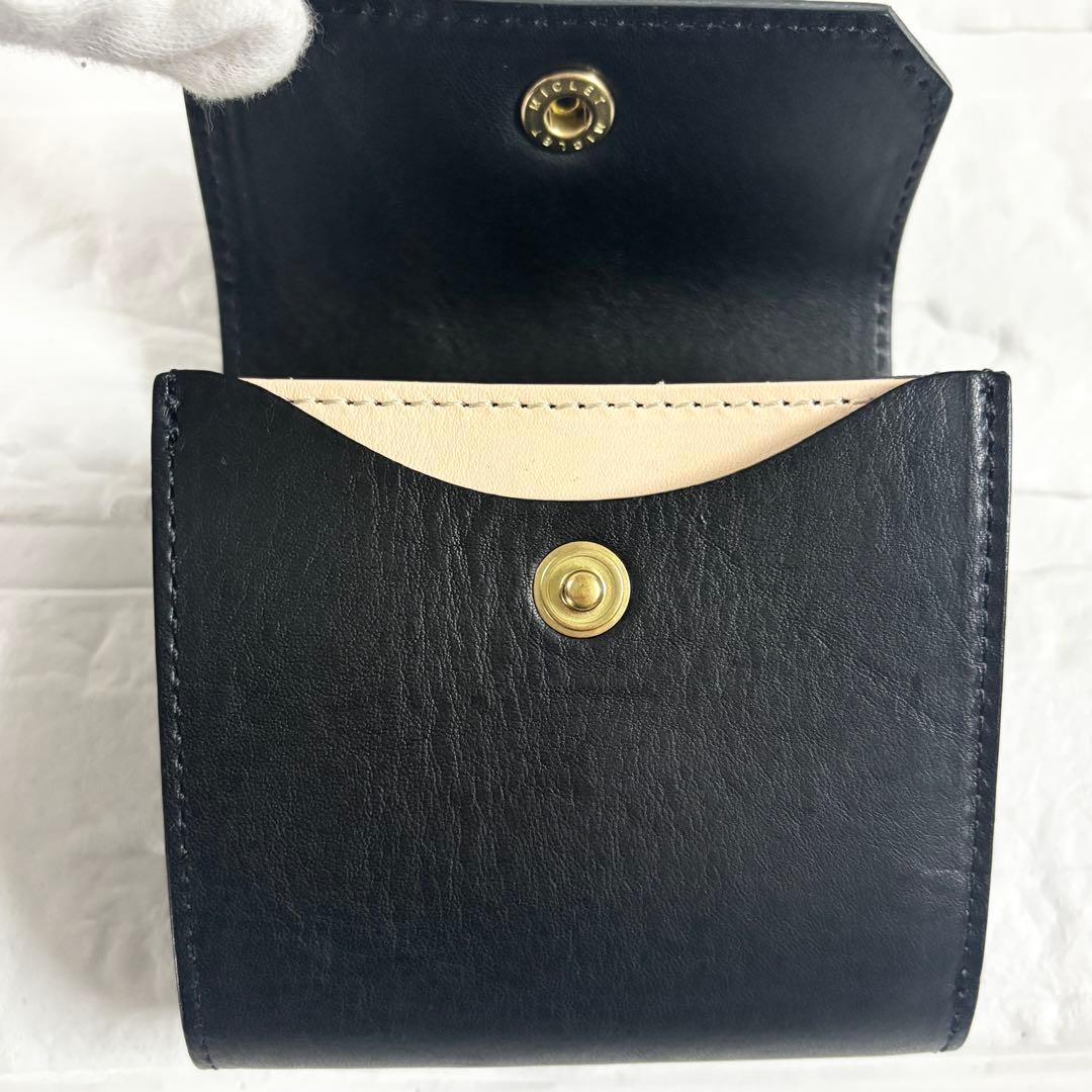 【新品未使用】 ビアベリー ハッチバック ブラック 折り財布 レザー
