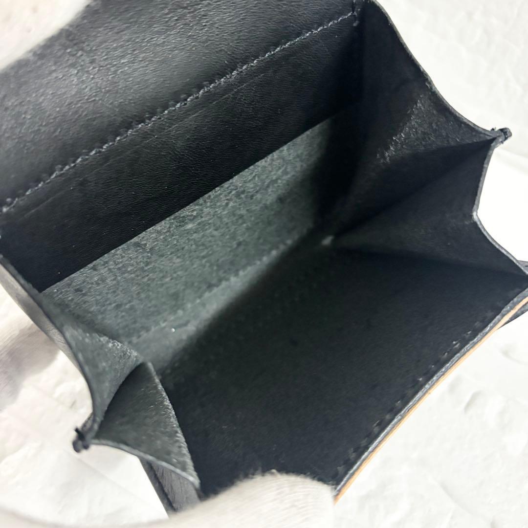 【新品未使用】 ビアベリー ハッチバック ブラック 折り財布 レザー