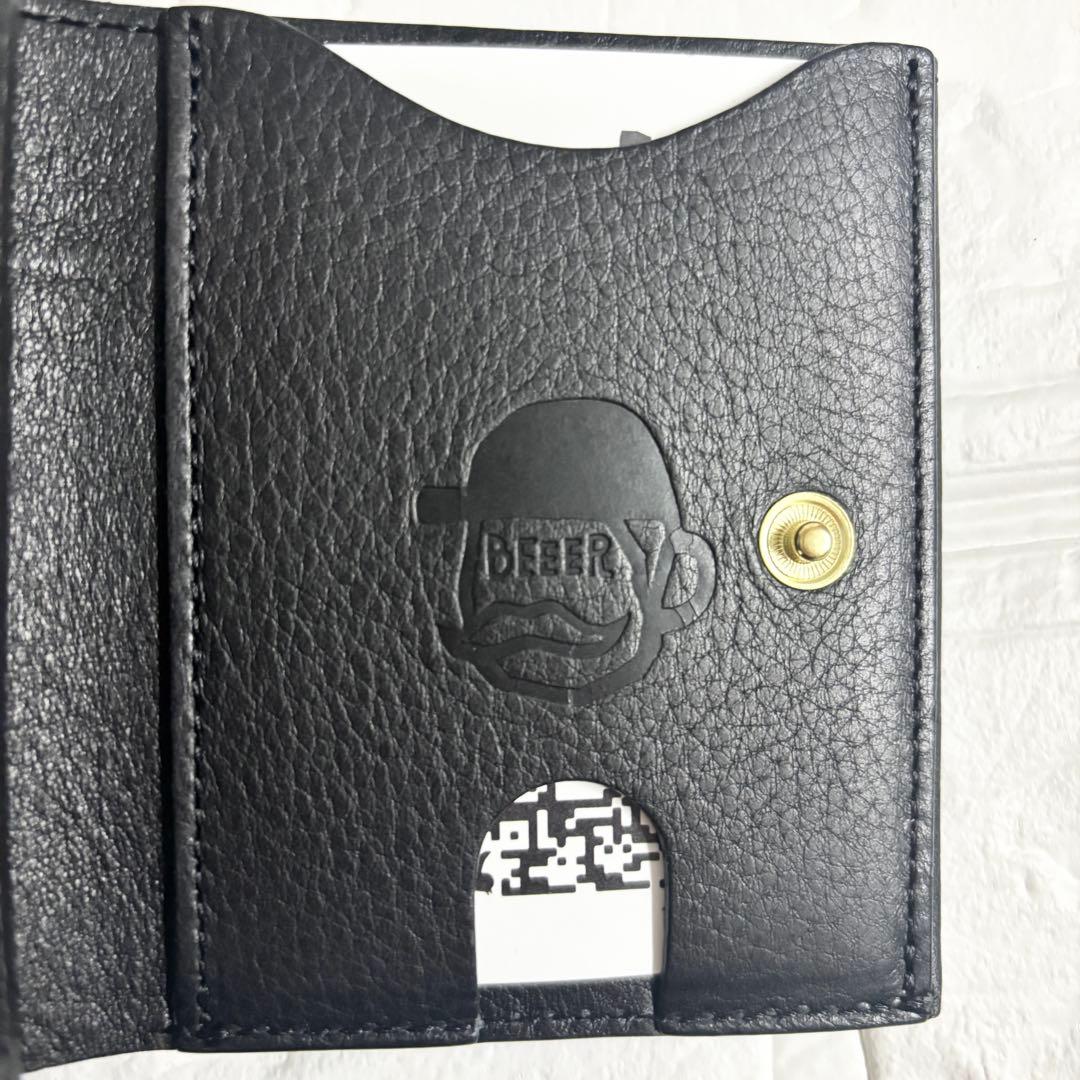 【新品未使用】 ビアベリー ハッチバック ブラック 折り財布 レザー
