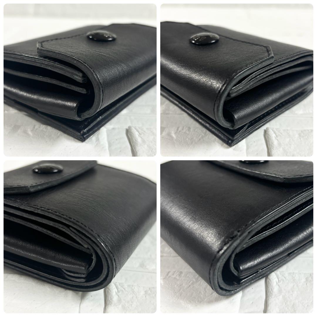 【新品未使用】 ビアベリー ハッチバック ブラック 折り財布 レザー