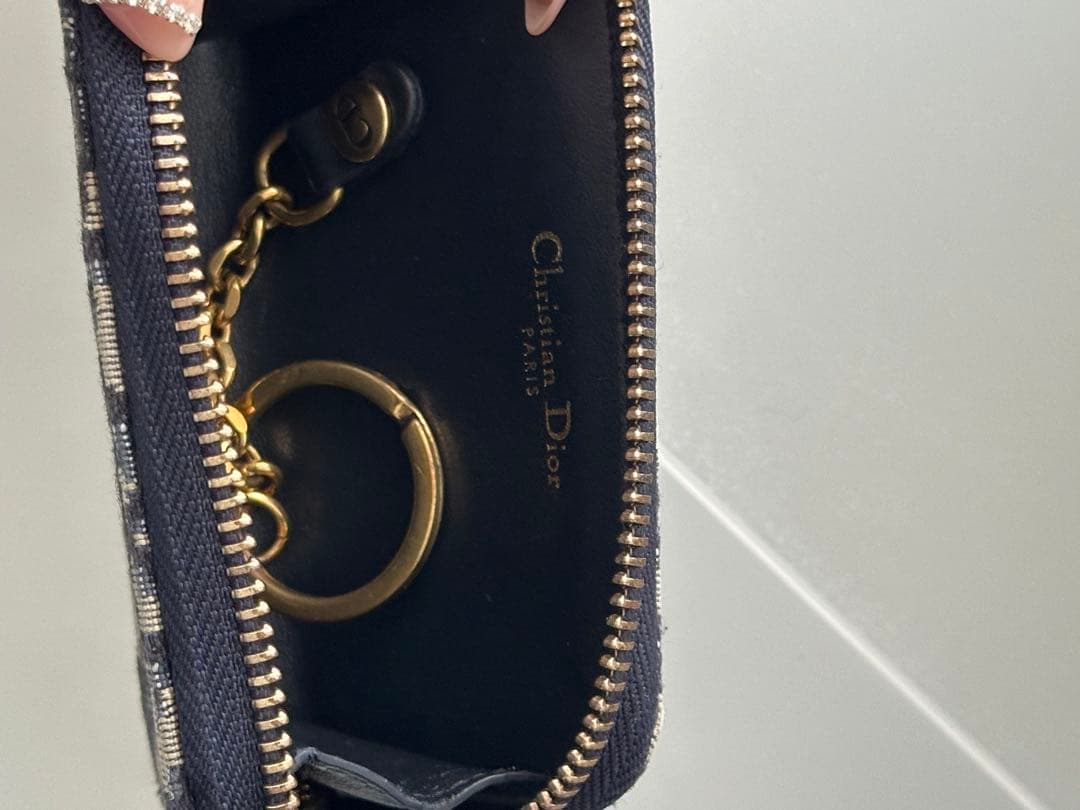 さち　未発売　Dior オブリークジャガード　キーケース
