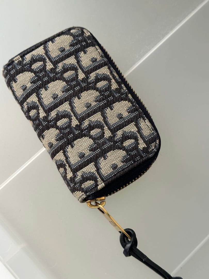 さち　未発売　Dior オブリークジャガード　キーケース
