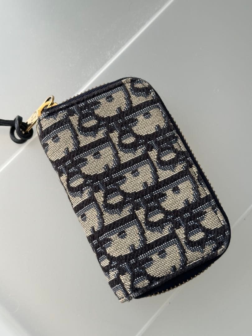 さち　未発売　Dior オブリークジャガード　キーケース