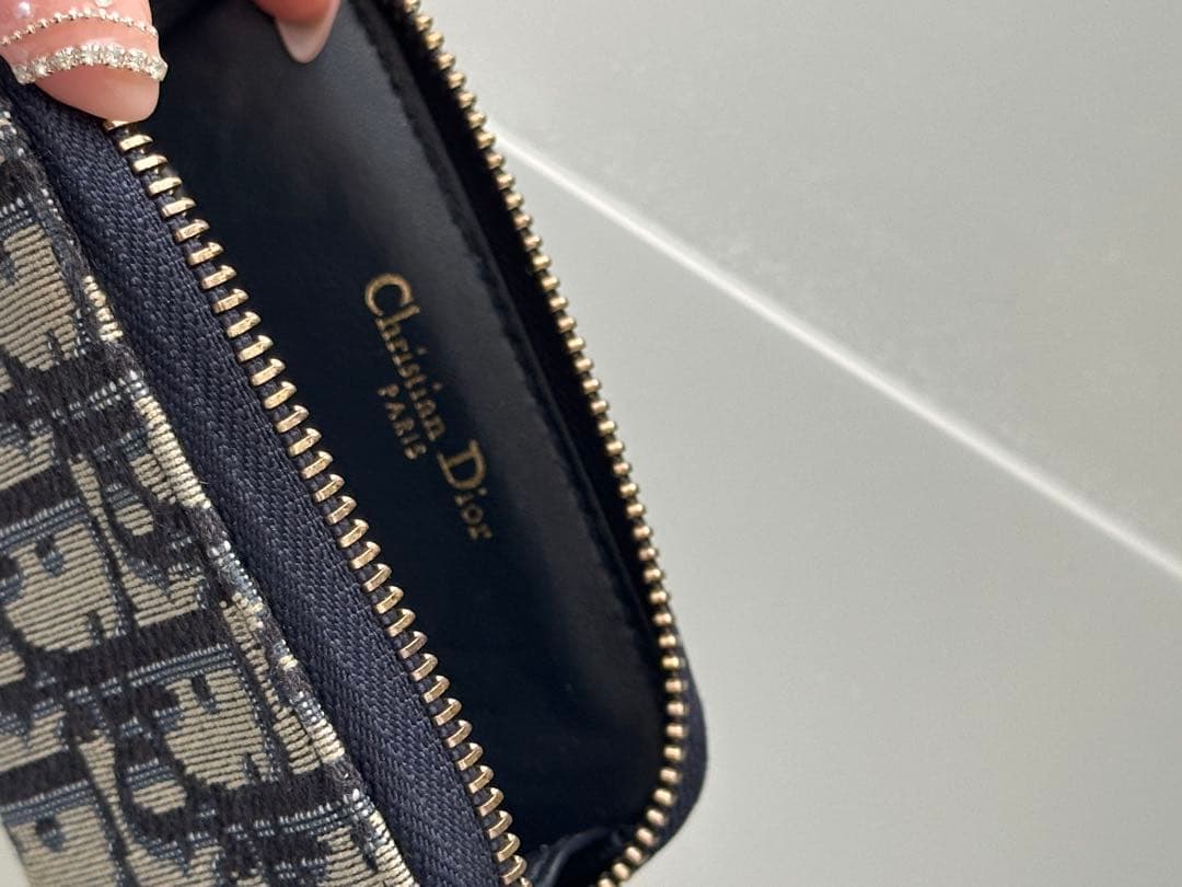 さち　未発売　Dior オブリークジャガード　キーケース