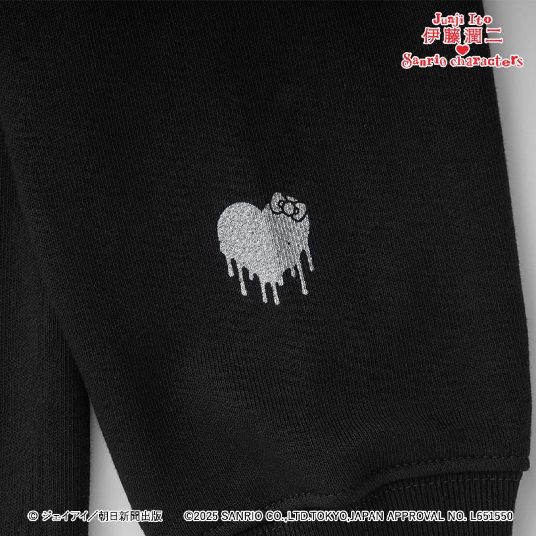 伊藤潤二×サンリオキャラクターズ パーカー ギャル富江×ハローキティ　　xL
