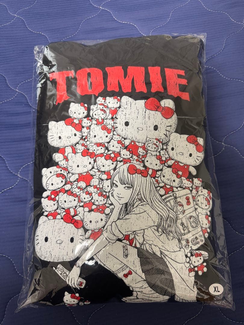 伊藤潤二×サンリオキャラクターズ パーカー ギャル富江×ハローキティ　　xL