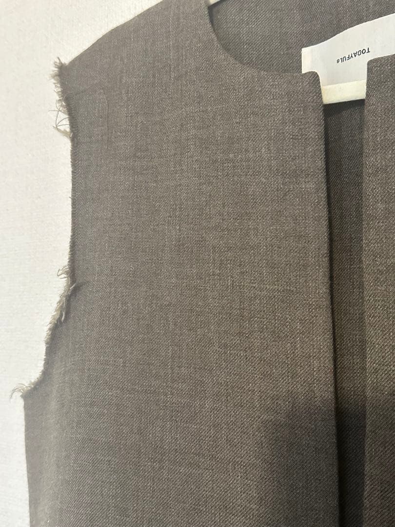 ワンピース TODAYFUL doubleface keyneck dress 38size