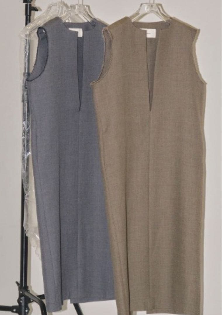 ワンピース TODAYFUL doubleface keyneck dress 38size