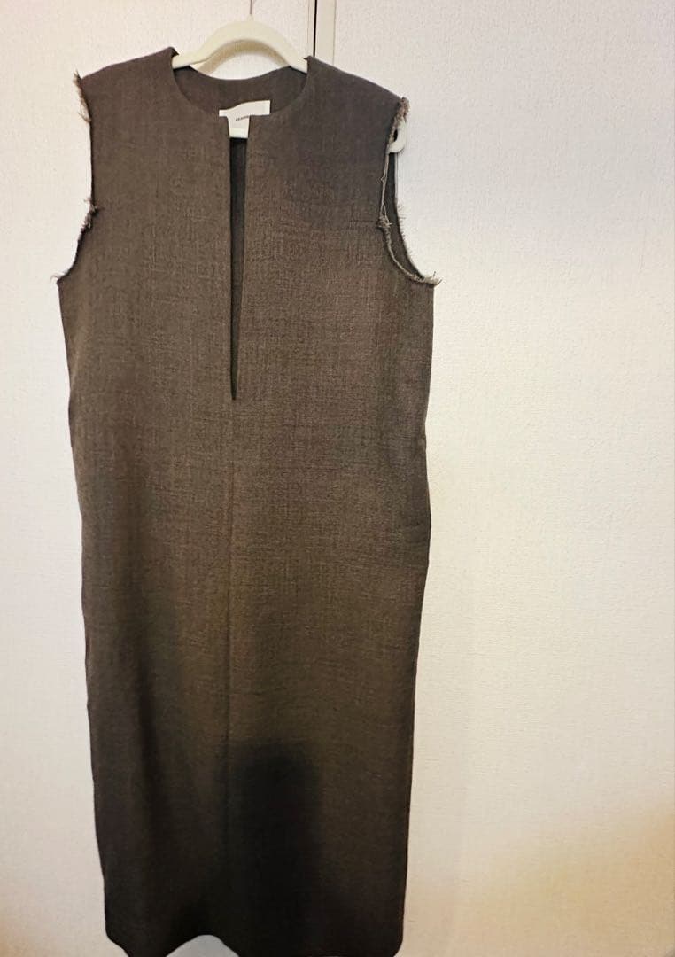 ワンピース TODAYFUL doubleface keyneck dress 38size