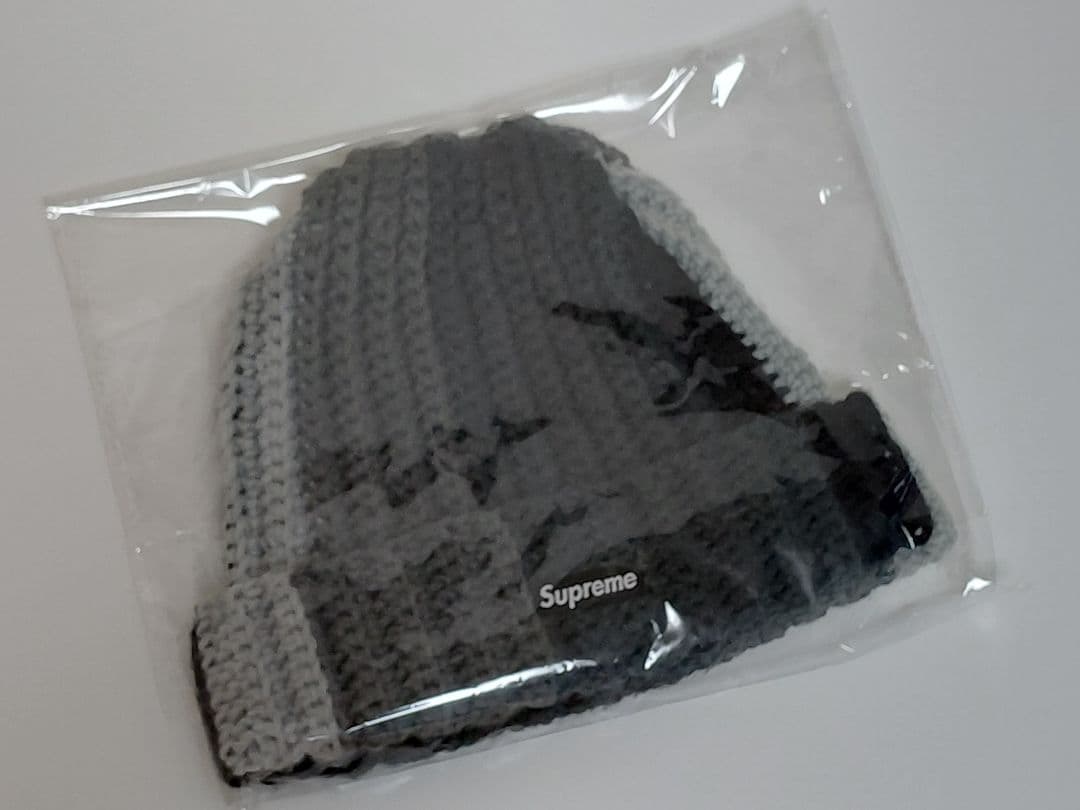 美品　Supreme　Gradient　Crochet　Beanie　Black
