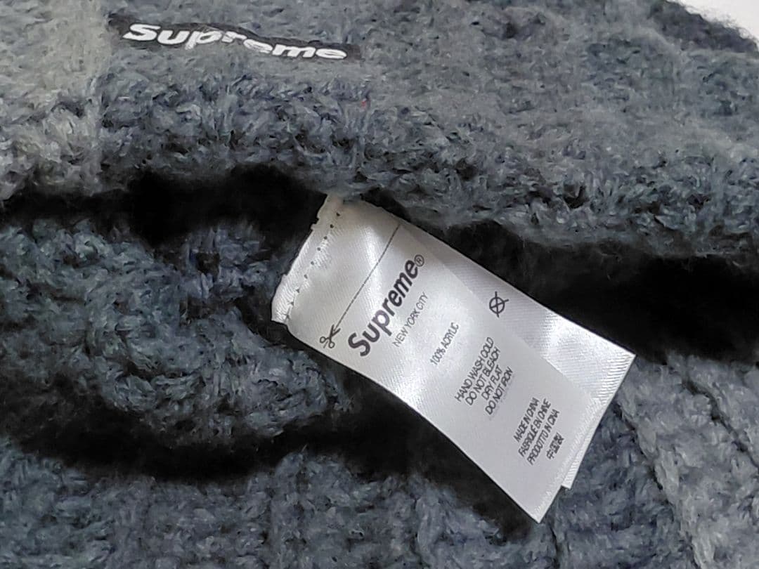 美品　Supreme　Gradient　Crochet　Beanie　Black