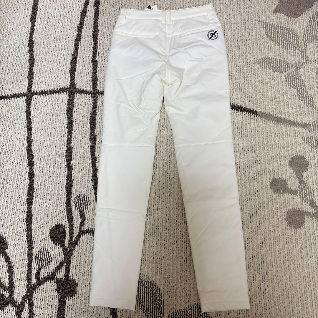PEARLY GATES 中綿入れ防寒　ダウンレディースストレッチパンツ白ゴルフ