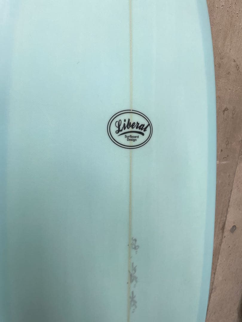 Liberal surf designライトブルー ショートボード