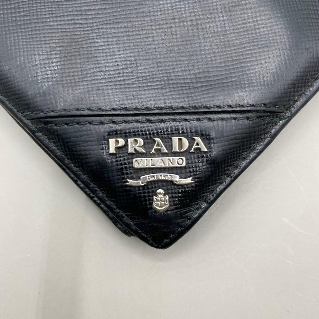 小物 Prada Triangle Logo Bifold Wallet